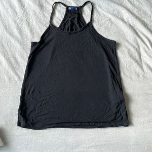 Black Gap workout, tank top razorback - loose fitting